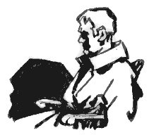 man in chair