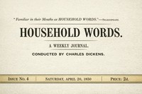 Household words, No. 4, April 20, 1850, Charles Dickens