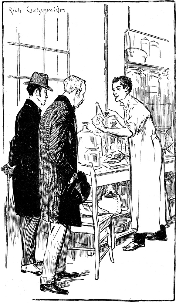 Sherlock Holmes und Dr. Watson werden einander vorgestellt