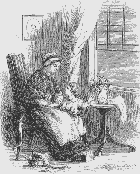 Willie was one day sitting with his grandmother by the open
window.