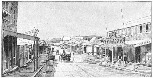 Gezicht in Nouméa.