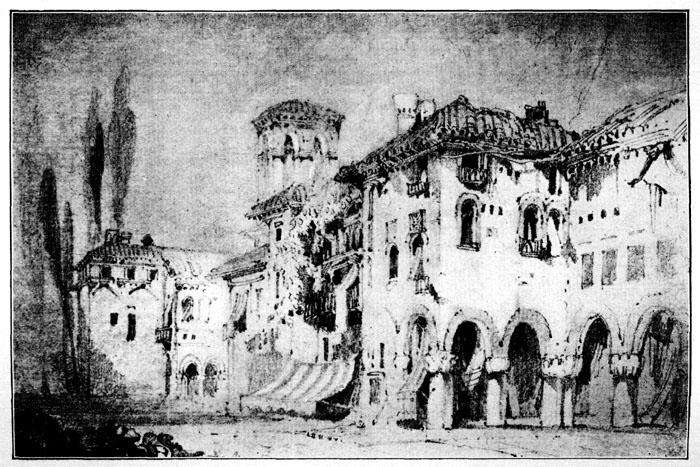 Cottage near la Cit&eacute;, Val d'Aosta, 1838.