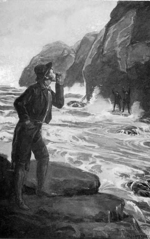 "Hallo, there!... who the &mdash;&mdash; are ye?" (p. 457.)