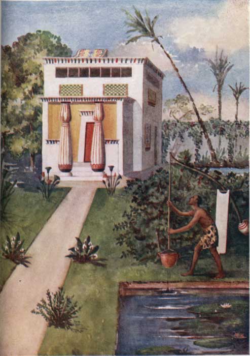 PLATE 9.

AN EGYPTIAN COUNTRY HOUSE.