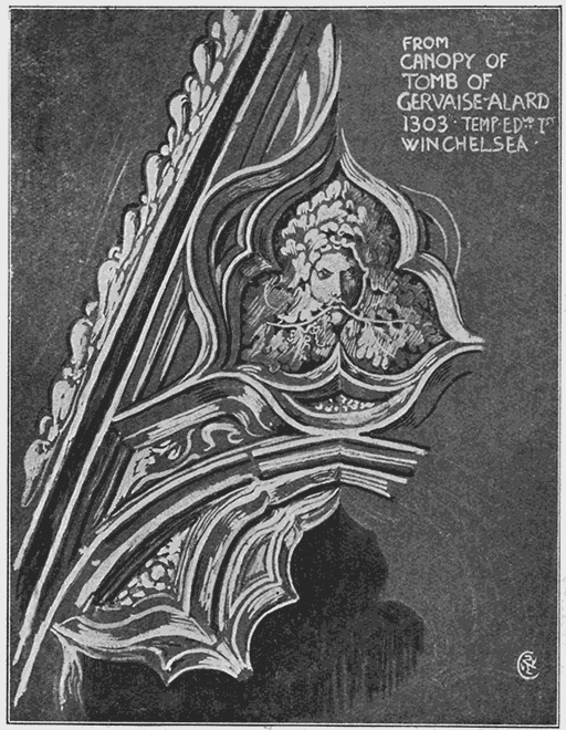 From Canopy of Tomb of
Gervaise-Alard 1303. Temp ED^wd^ I^st^ Winchelsea