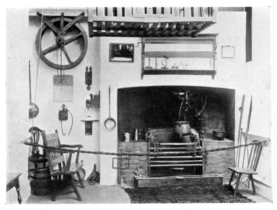 FIG. 41.&mdash;WELSH KITCHEN FIREPLACE.

(In the National Museum of Wales.)