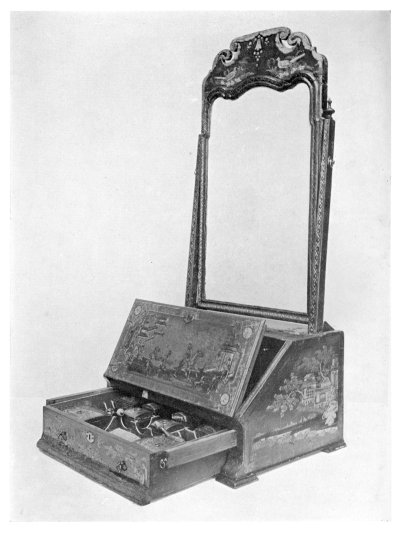 FIG. 64.&mdash;ANTIQUE DRESSING OR TOILET GLASS.

(In the Victoria and Albert Museum.)