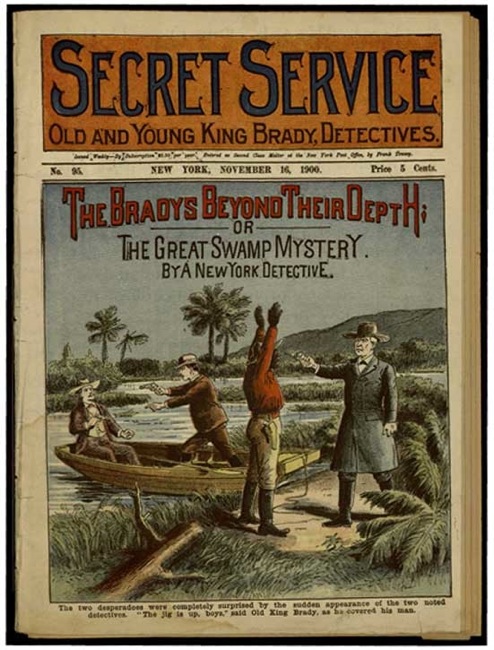 Secret Service

Old and Young King Brady, Detectives.

Issued Weekly—By Subscription $2.50 per year. Entered as Second
Class Matter at the New York Post Office, by Frank Tousey.

No. 95. New York, November 16, 1900. Price 5 Cents.


The Bradys