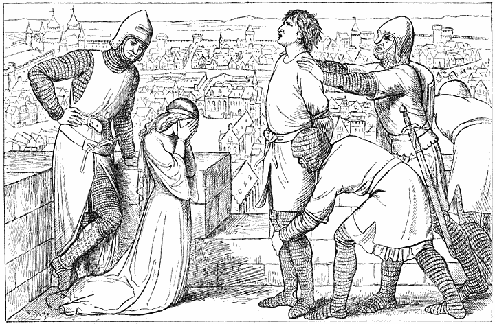 Illustratie uit &ldquo;De Kerels van Vlaanderen&rdquo;, door Edw. Dujardin.