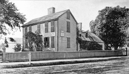 REVEREND JONAS CLARK’S HOUSE Where Samuel Adams, John
Hancock, and Dorothy Quincy were staying