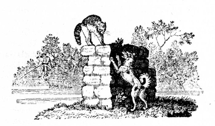 Figure 10.&mdash;Tailpiece by Thomas
Bewick (actual size), from A general
history of quadrupeds, 1790, in the
collections of the Library of Congress.