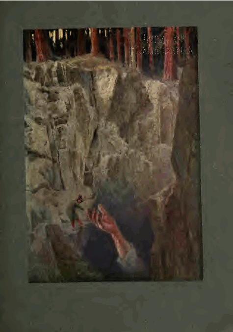 And stretched forth an arm as long as a
weaver's beam, and a hand as broad as a large table.