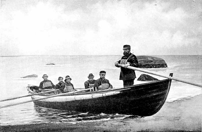 Second Crew Gay Head Indians,
Saved Thirteen Persons from Wreck of "city of Columbus."