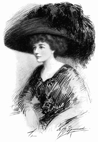 Stephana, the heroine of
"THE DUKE'S PRICE" by DEMETRA and KENNETH BROWN
From illustration in color by A. G. Learned