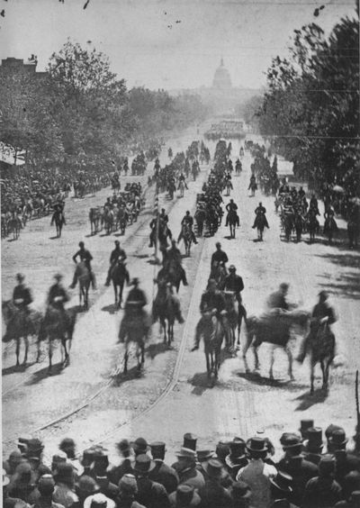 Pennsylvania Avenue&mdash;host to the Armies of Grant and Sherman during the
Grand Review.