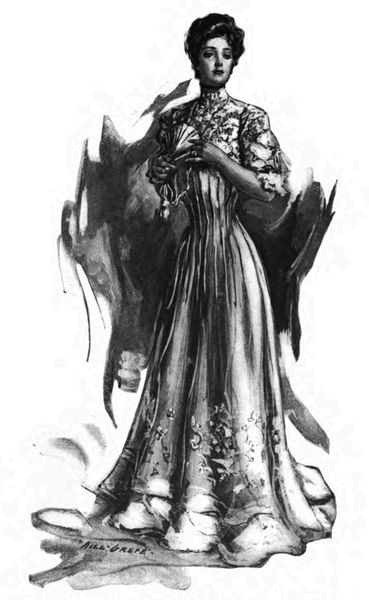 "There was a suggestion of defiance as well as
determination on her pretty mouth"