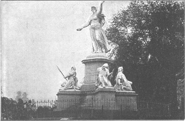St. Jacques Monument, Basel, by Schl&ouml;th. (From
Photograph by Appenzeller, Zurich.)