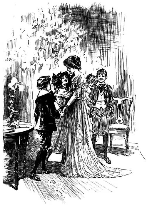 BETTY DREW CLOSER TO HER MOTHER&rsquo;S SIDE AS SHE STOOD SPEECHLESS BEFORE THE BEAUTIFUL TREE