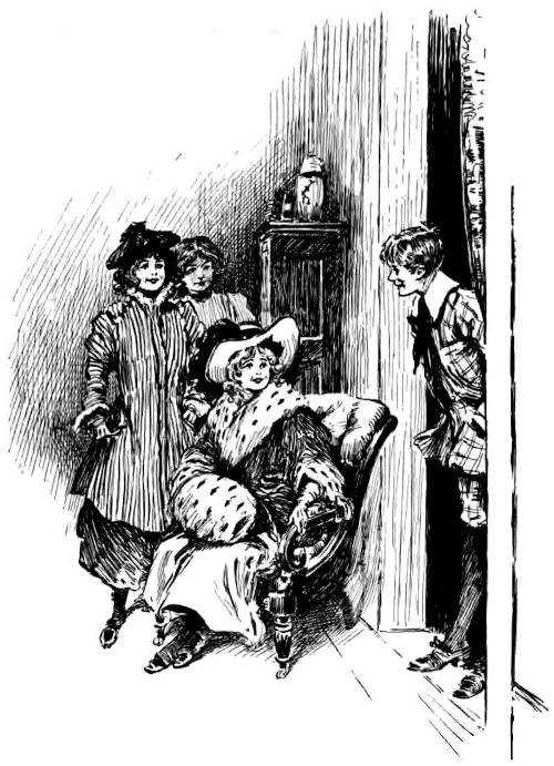 &ldquo;HELLO, GIRLS,&rdquo; HE CALLED, AS HIS SMILING FACE APPEARED IN THE DOORWAY