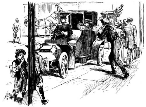 JUST AS THE DRIVER WAS ABOUT TO START, A VOICE CALLED, &ldquo;HI! HOLD ON THERE!&rdquo;