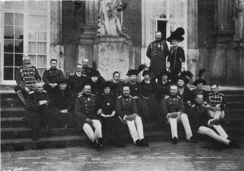 Image not available: THE EMPEROR AND EMPRESS WITH MEMBERS OF THEIR FAMILY,
TAKEN AT THE NEW PALACE, WILDPARK