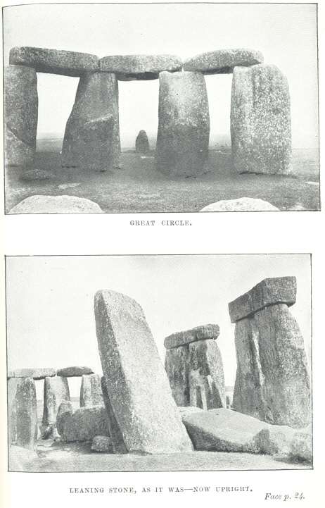 Great Circle and Leaning Stone, as it was&mdash;now upright