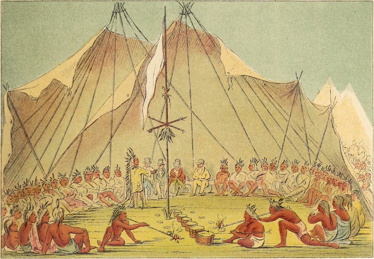 Tent semi-circle