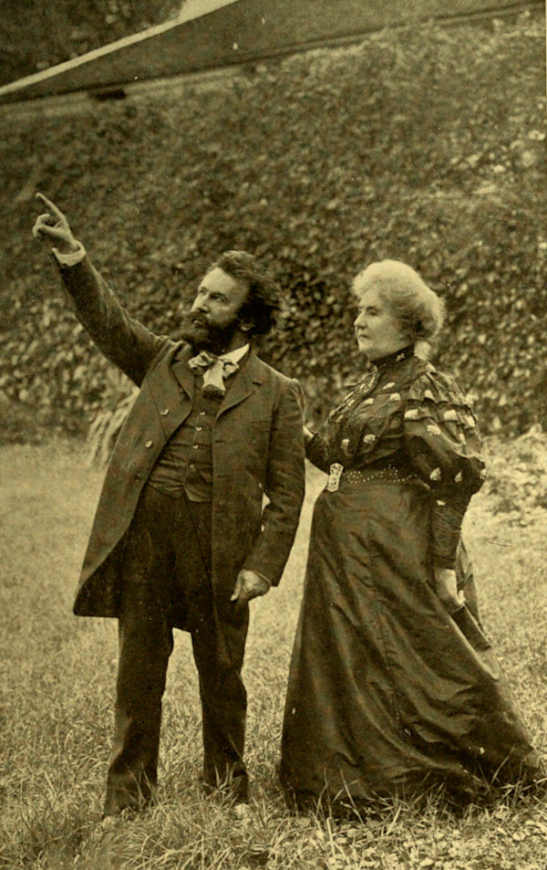 M.
AND MME. CAMILLE FLAMMARION, TAKEN AT JUVISY